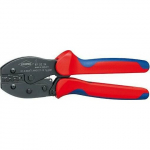 Knipex Knipex PreciForce crimping pliers 97 52 34 SB (red/blue, stripping, crimping 0.1 - 2.5mm) | 975234 SB | 4003773052609