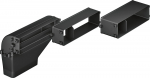 Siemens Siemens HZ381401, Cooker hood exhaust air set, Black, 1.46 kg, 590 mm, 765 mm, 160 mm | HZ381401 | 4242003827697