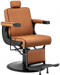 Activeshop Gabbiano fotel barberski Visionerio jasnobrązowy czarna rama | 5906717463921 | 5906717463921