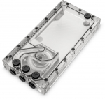 EK Water Blocks EK-Quantum Kinetic3 FLT D5 PWM Ausgleichsbeh&auml;lter-Pumpen-Kombination - 240mm, D-RGB, Acry | WAEK-2784 | 3831109880722