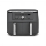Dual Zone Airfryer | NINJA DZ400EU | Power 2470 W | Capacity 9.5 L | Gunmetal Grey | DZ400EU | 0622356322676