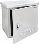 Alantec Zewnętrzna szafka rack wisząca 19'' 6U 600x450, 4 belki nośne, 4 przepusty kablowe, kolor szary ALANTEC | SZ-6U-600-450-01-S | 5904204405706