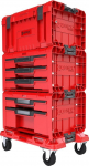 Qbrick Zestaw skrzyń narzędziowych QS PRO Drawer Workshop Set 4 RUHD Z258360PG013 QBRICK PATROL GROUP | 5901238258360 | 5901238258360