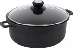 De Buyer De Buyer Choc Extreme Saucepot with Glass Lid 28cm induction | DB8311-24 | 3011248311244