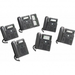Telefon Cisco 6821 telefon czarny 2-liniowy | CP-6821-3PCC-K9= | 889728172714