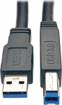 Kabel USB Eaton U328-025 USB 3.2 Gen 1 Active 8 m USB A USB B 5 Gbit/s Czarny (U328-025) | U328-025 | 037332181831