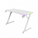 TRUST GXT 709W LUMINUS RGB gaming desk (White) | 8713439253283