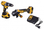 COMBO set 18V DCD796, DCG405 + 2x5,0Ah DCK208 | DCK2080P2T-QW | 5035048698358