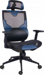 Fotel Cortek VISION Czarno-Niebieski (VISBLU) | VISBLU | 8058772936555