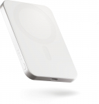 Zens ZENS Pro 1 - Induktive Power Bank - dunn - 5000 mAh - 15 Watt - auf Kabel: USB-C - weiss | ZEPP05W/00 | 8720618634658