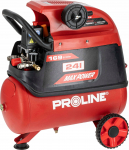 Kompresor samochodowy KOMPRESOR OLEJOWY 24L, 1500W/2KM, 8BAR, 169L/MIN PROLINE | 5903755195920 | 5903755195920