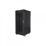 Installation cabinet rack 19 27U 600x800 black, perforated door lcd (flat pack) | FF01-6827-23BL | 5901969430394
