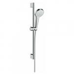 Hansgrohe Croma Select S 1jet zestaw prysznicowy 65 cm chrom/biały | 26564400 | 4011097744834