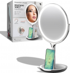 Lusterko kosmetyczne Sharper Image Sharper Image Makeup Mirror with Light and Wireless Charger | 1239009871 | 4894088061284