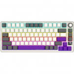 Lorgar KBP7075, Pro bezdr&ocirc;tov&aacute; mechanick&aacute; hern&aacute; kl&aacute;vesnica, Wireless 2.4 GHz/ BT 5.0, 75% veľk., Displ.,US layout, bežov | 5291485017873 | 5291485017873