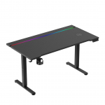 Huzaro Hero 8.7 RGB Electric Gaming Desk &ndash; Black | HZ-HERO 8.7 RGB | 5903796017618