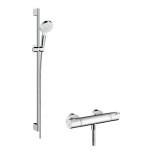 Du&scaron;o sistema su termostatiniu mai&scaron;ytuvu Hansgrohe Crometta Ecostat 1001 CL Combi 0,90m, 27813400 | 27813400 | 4011097803272