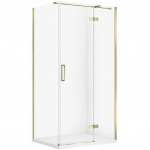 Cersanit SET C562 KABINA CITY PRAWA ZŁOTA 100X80X195+TAKO SLIM BIAŁY MAT WIR | SZEZ1005406661 | 5901771837541