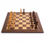 Deluxe Walnut Board with Acacia Ferrer Pieces Chess Set | FERS1070 | 4389940570863