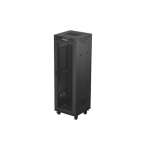 Standing rack cabinet 19 inch 37U 600x600 perforated door LCD black (Flat pack) | FF01-6637-23BL | 5901969446821