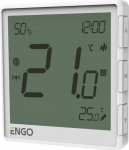 Engo Engo podtynkowy, internetowy regulator tempertatury ZigBee 230V, biały EONE230W | T9EONE230W | 5904665764138