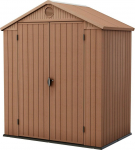 Curver Keter domek narzędziowy/ogrodowy Darwin 6x4 brązowy 190 x 121 x 221cm (249364) | 249364 | 7290112634030