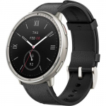 Amazfit Active 2 Premium NFC, 46mm with Leather Strap, Black EU W2433EU1N | AMAACTV2PNFCBLK | 6970100377552