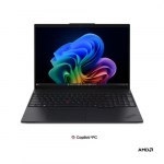 Lenovo ThinkPad L16 G3 AMD | Black | 16 " | IPS | WUXGA | 1920 x 1200 pixels | Anti-glare | AMD Ryzen AI 7 | 445 | 24 GB | SODIMM DDR5 | Solid-state drive capacity 512 GB | AMD Radeon 840M Graphics | Windows 11 Pro | 802.11be | Bluetooth version 5.4  ...