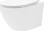 Miska WC Rea REA-C2760 MISKA WISZĄCA CARLO MINI RIMLESS FLAT Z DESKĄ DUROPLAST WOLNOOPAD // CE.REA.MW-CARLO-MINI-RIM-FLAT | 5902557348794 | 5902557348794