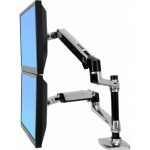 Ergotron Uchwyt biurkowy na 2 monitory do 24'' LX Dual (45-248-026) | 45248026 | 00698833012545