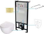 Deante Zestaw WC podtynkowy 6 w 1 (CDER6ZPW) | CDER6ZPW | 5907650866121