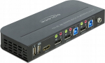 Przełącznik Delock DeLOCK DisplayPort 1.4 KVM switch 8K 30 Hz with USB 3.2 Gen 1, KVM switch | 11482 | 4043619114825