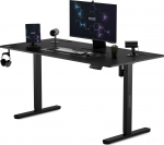 Biurko SENSE7 Nojo Black 140 cmx70 cm Black | 5902659846990 | 5902659846990