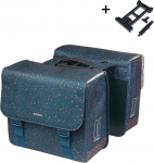 Basil Sakwy FLAIR DOUBLE BICYCLE BAG, MIK z adapterem do mocowania, 35L, Navy | BAS-18418 | 8715019184185