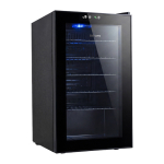 Euhomy BR001-89 70L beverage display refrigerator (black) | BR001-89BL | 5905156102873