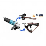 Szlifierka Glob INOX1 Zestaw do obr&oacute;bki stali nierdzewnej (szlifierka Makita 9565CVR, GS01-00, GS03-00, kpl. pas&oacute;w ściernych) | GLOB-GS-INOX1 | 5903707507085