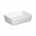 Umywalka Cersanit nablatowa City 50 prostokątna z korkiem ceramicznym (K35-048-ECO) | K35-048 | 5902115778544
