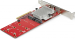 Kontroler StarTech PCIe 3.0 x8 - 2x M.2 M-key (PEX8M2E2) | S55058800 | 0065030886390