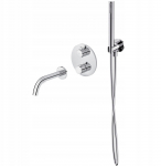 Bateria wannowa Cersanit SET B724 Zestaw wannowy podtynkowy ZEN chrom (S952-034) | S952-034 | 5901771078920