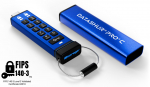 Pendrive iStorage datAshur PRO+C 512GB Niebieski (IS-FL-DA3C-256-512) | IS-FL-DA3C-256-512 | 5060220254176