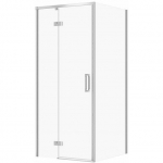 Cersanit SET C98 KABINA LARGA ZAWIAS LEWA CHROM 80X90X195SZK TRANS WIR | SZEZ1004571522 | 5901771132233