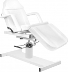 FOTEL KOSMETYCZNY HYD. A 210D Z KOŁYSKĄ BIAŁY | 114947 | 5906717409080