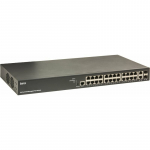 Switch Barox Barox RY-LGSP23-26/370 łącza sieciowe Zarządzany L2/L3 Gigabit Ethernet (10/100/1000) Obsługa PoE 1U Czarny | RY-LGSP23-26/370 | 5704174405399