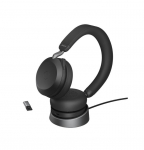 Jabra Evolve2 75 - USB-A MS Teams with Desk Stand - Black | 27599-999-989 | 5706991024326