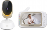 Motorola | Wi-Fi Video Baby Monitor with Mood Light | VM85 CONNECT 5.0" | White/Gold | 505537471005 | 5055374710050