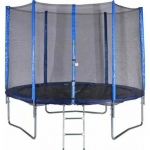 Trampolina Trampolina Ogrodowa Czarno-Niebieska z Siatką | 1089 | 9001741010892