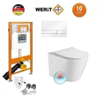 Potinkinis WC komplektas WERIT + Sapho Paco RIMLESS 174-91100900-00+PZ1012R | 174-91100900-00PZ101 | 4030144821984