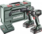 Zestaw elektronarzędzi Metabones Metabo Combo-Set SB 18 + SSD 18 LT 200 BL -Akku-Schlagbohrschrauber, Akku-Schlagschrauber inkl. Akku, inkl. Ladeger&auml;t (685197000) | 685197000 | 4061792210608