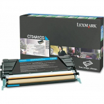 Toner Lexmark C734A1CG Cyan Oryginał  (0C734A1CG) | 0C734A1CG | 0734646047562