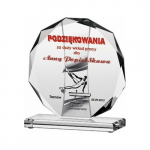 Victoria Sport Trofeum szklane grawerowane + wypełnienie farbą 80613 | 80613/GR/FA | 2010000254103